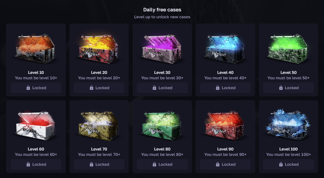 CSGO Daily Free Cases YaySkins.com 2023