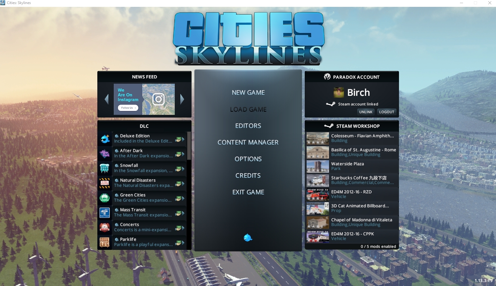 Cities skylines loading screen mod что за мод