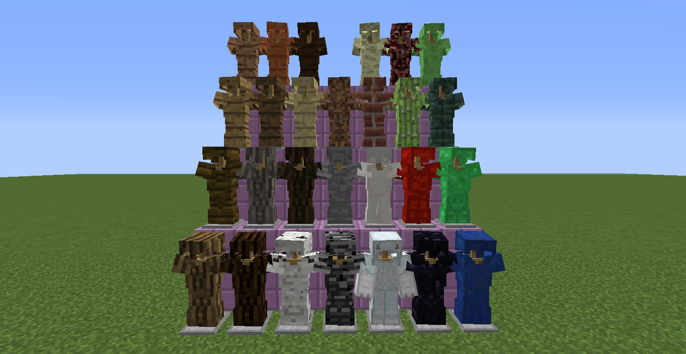  1 10 1 9 4 1 8 9 1 7 10 Block Armor Minecraft Mod