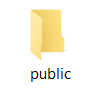 Public folder windows