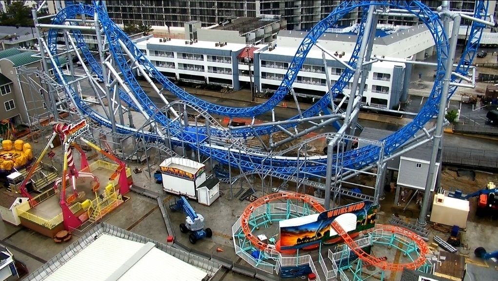 CoasterCrazy GaleForce Roller Coaster Ocean City New Jersey