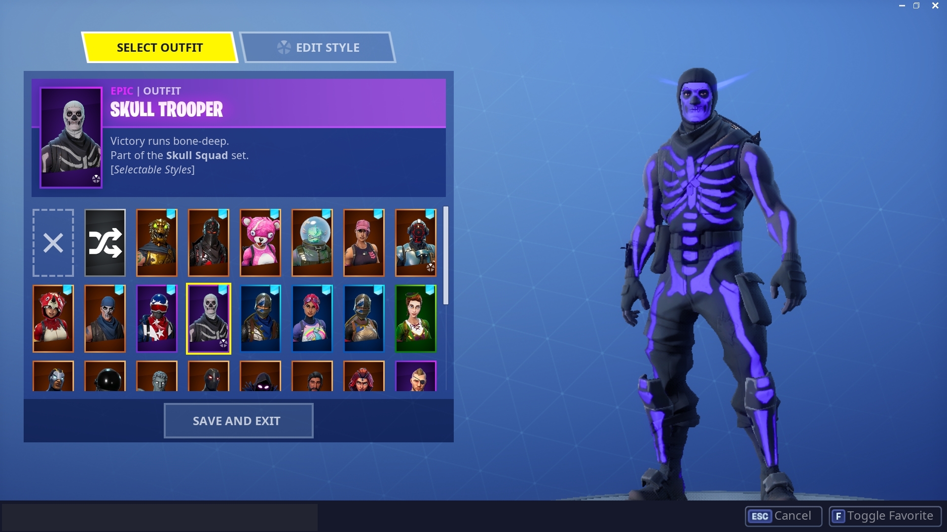 img - fortnite og skull trooper png