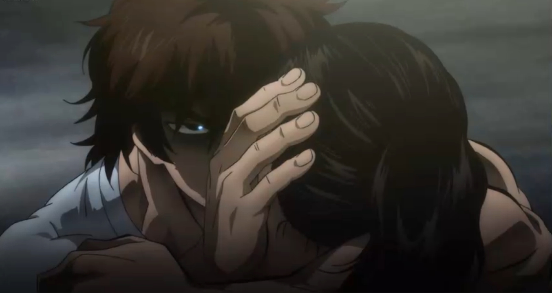 Baki Hanma finally having his romantic moment with Kozue animated