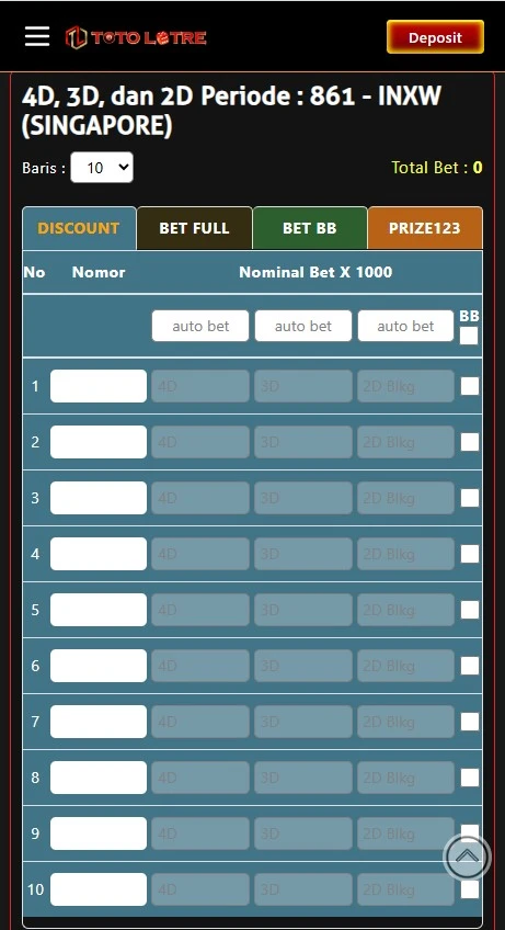 Togel Diskon