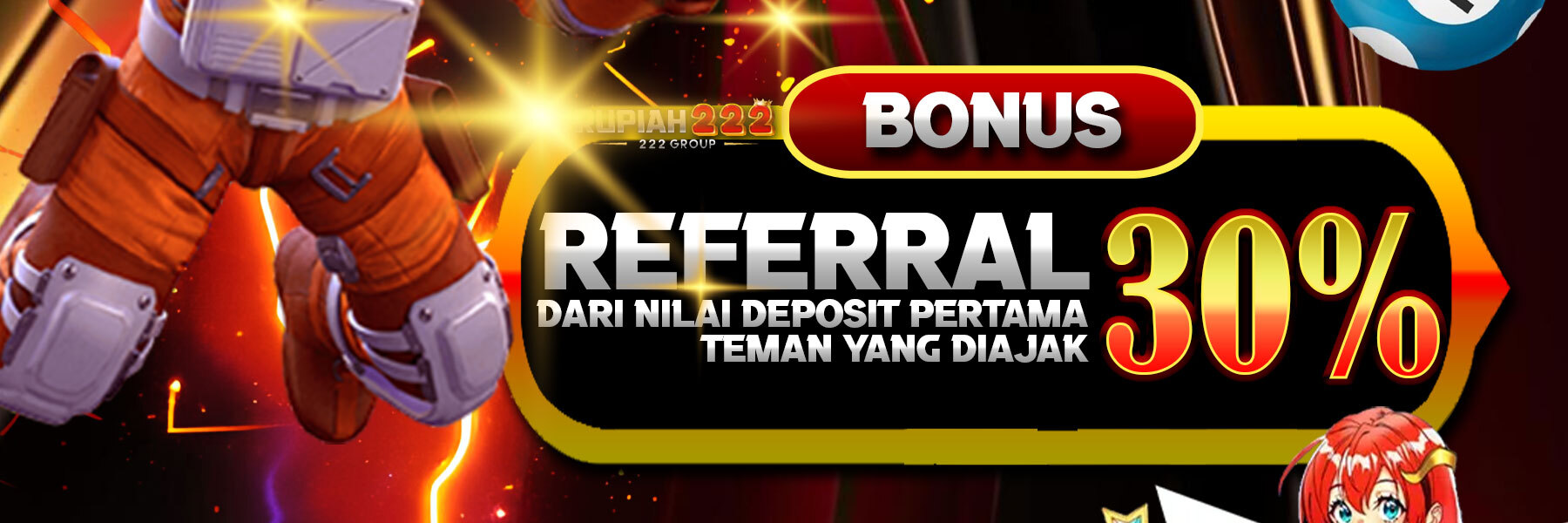 BONUS REFERRAL 30% DI AWAL