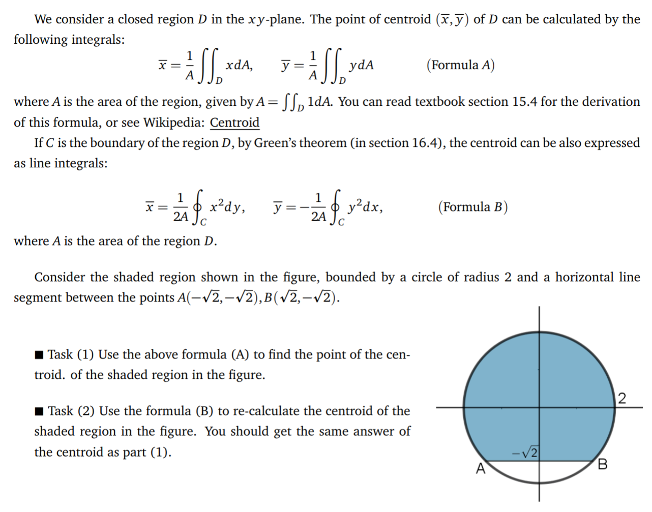 Solved We consider a closed region D in the xy-plane. The | Chegg.com