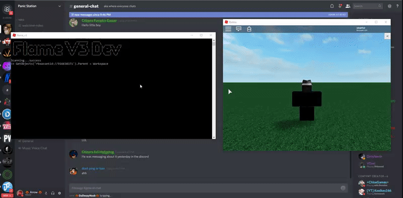 Flame V3 Arrival - roblox flame hack discord