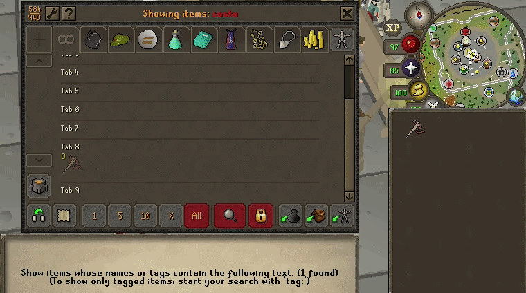 crafting deposit lock settings