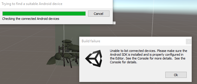 android build support unity