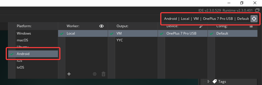 use android studio to run apk