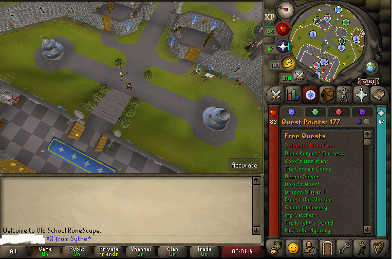 [Since 2011] 60atk/94mage/90range PK Account+Barrows Gloves 177QP