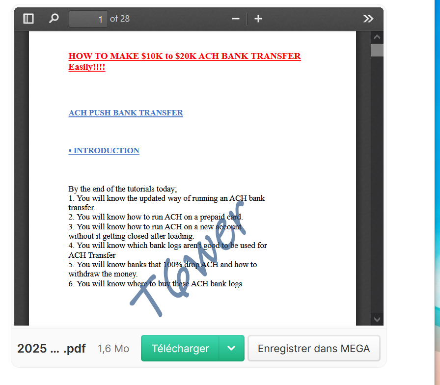 ACH BANK TRANSFER TUTORIAL❤️Fresh-Method✔️-High-Quality-PDF-✔️Latest-