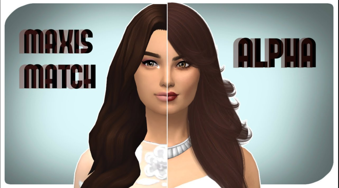 what is alpha hair sims 4