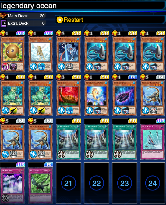 Deck] Legendary ocean decks aren't worth using : r/DuelLinks