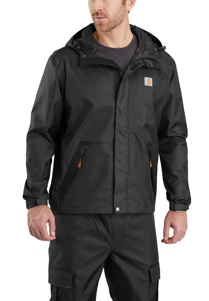 Unlock Wilderness' choice in the Carhartt Vs North Face comparison, the Loose Fit Midweight Rain Jacket by Carhartt
