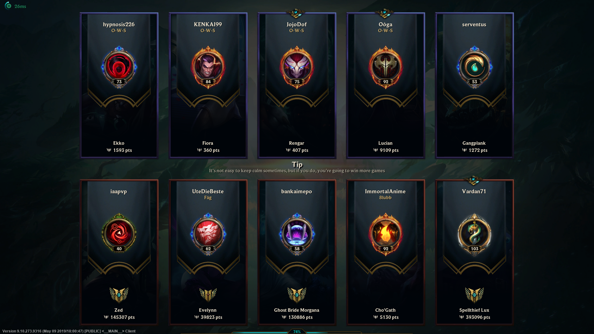 rankad matchmaking League of Legends