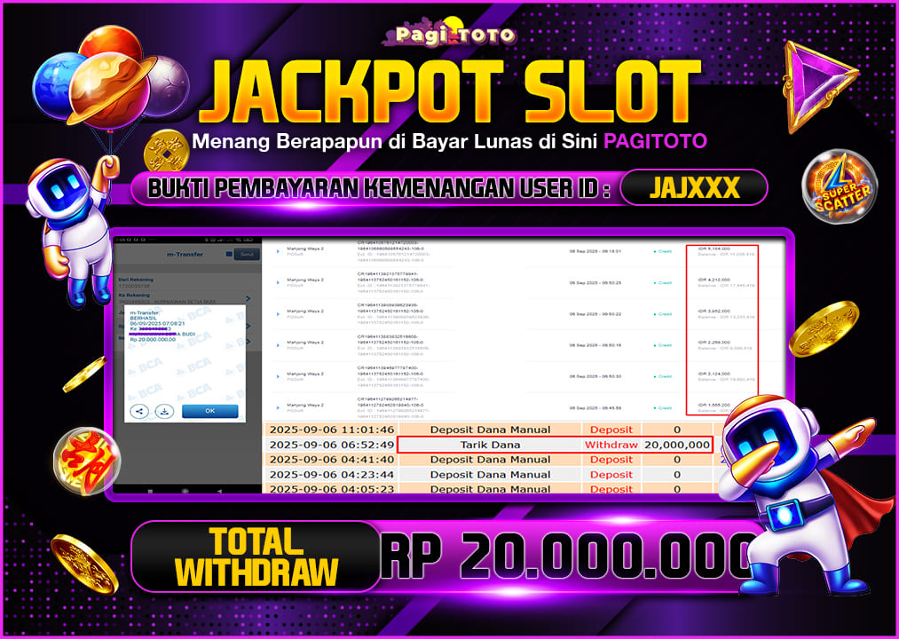 HAPPY JACKPOT MEMBER PAGITOTO MAHJONG WAYS 2 Rp 20.000.000-, - LUNAS