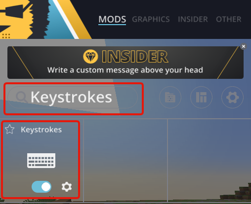 V4 189 mod keystrokes KeystrokesMod