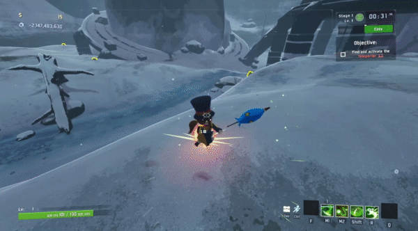 Hat Kid Acolyte in action
