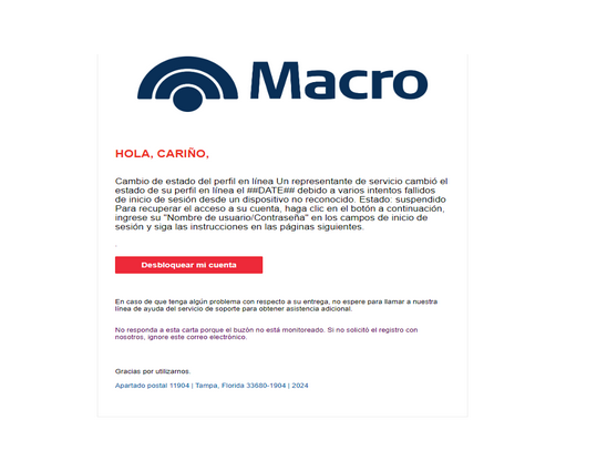 ☑️ Macro Argentina Letter High Quality Send Inbox HTML 2025 ✅