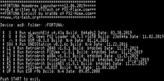 PS2 - FORTUNA FMCB Launcher by VTSTech, Page 2