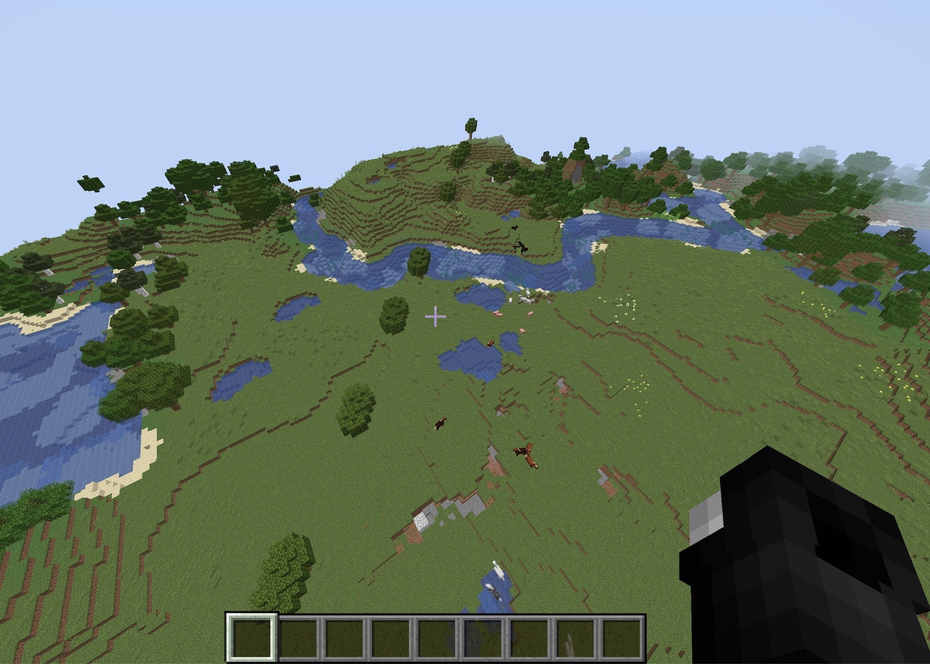What is the title of this picture ? OP minecraft seed where everything repeats (including ores) | InvadedLands