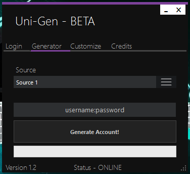 R Uni Gen Roblox Account Generator - roblox account generator source