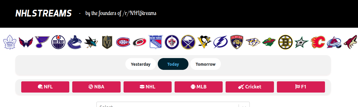 Nhl reddit streams online live