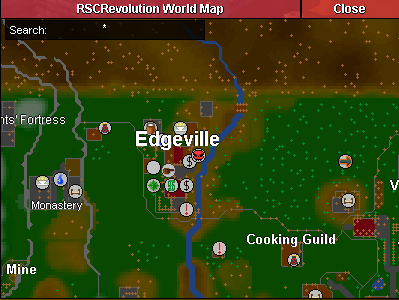 map of runescape classic