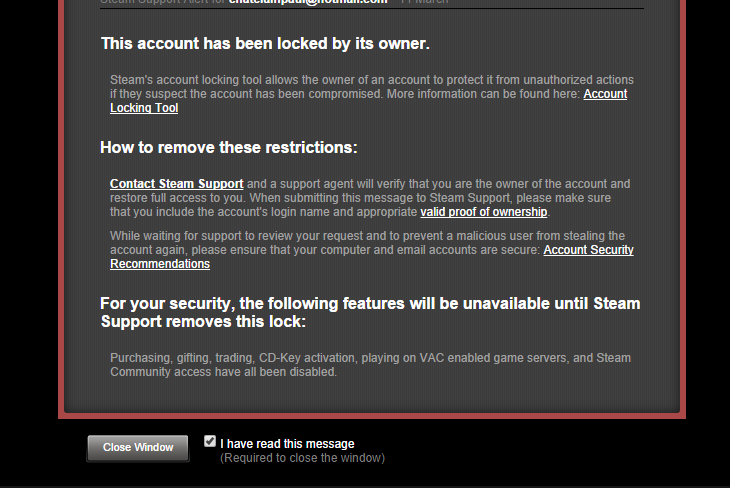 You account has been accessed. Ваш аккаунт заблокирован стим. Заблокированный аккаунт стим. Стим саппорт аккаунт. Забанили аккаунт стим.