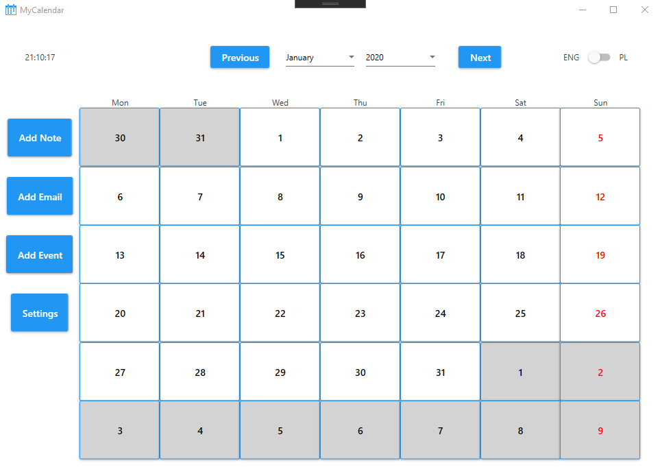 GitHub TomaszOrpik MyCalendarWPF WPF Calendar For Windows