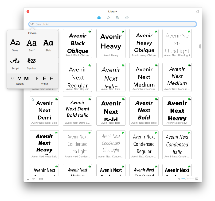 rightfont preference files