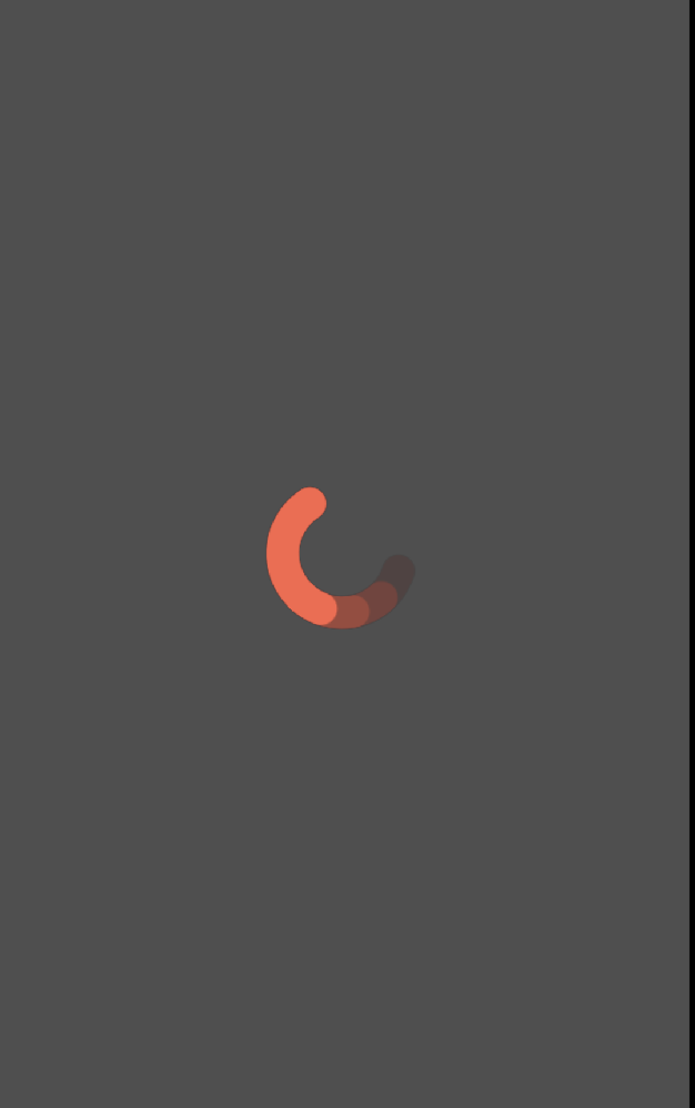 実行時のアニメーション