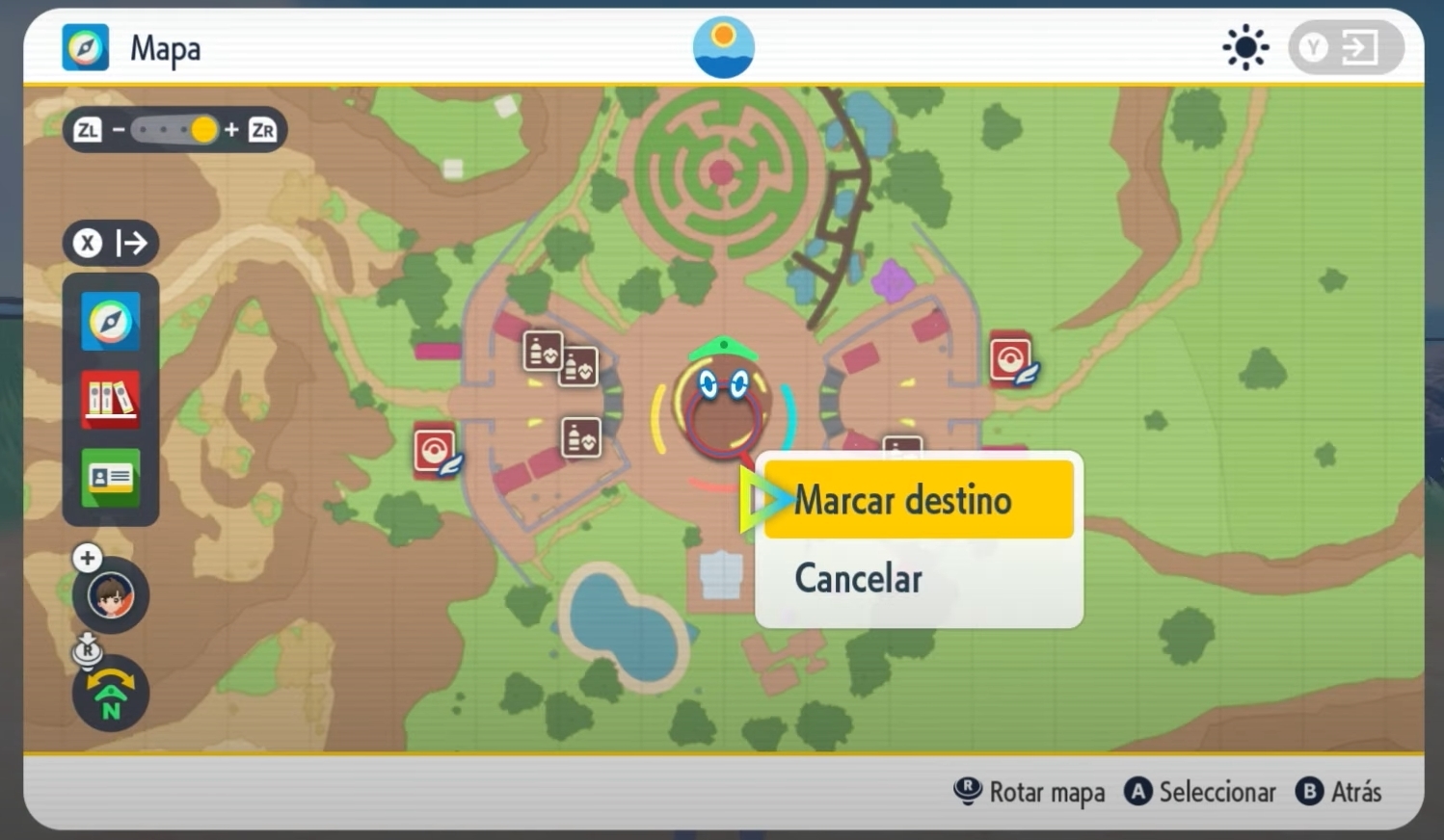 nuevo mapa de Pokémon Escarlata y Púrpura 