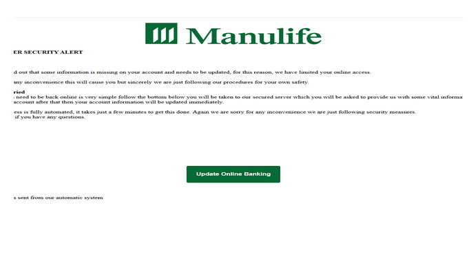 Manulife ( CA) - Letter Inbox To All 2025 ☑️