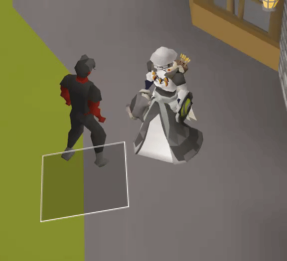 gif showing osrs alts dancing for stacking monkeys to do mm2 chinning in osrs