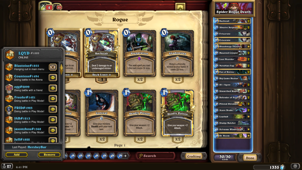 Legend Spider (Deathrattle) Rogue Guide & Update