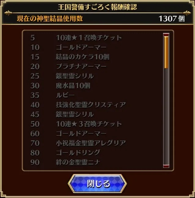 祝！謎のランキング1位で結晶大量配布の神運営の参考画像 - わんにゃんランド - アイギス攻略まとめ