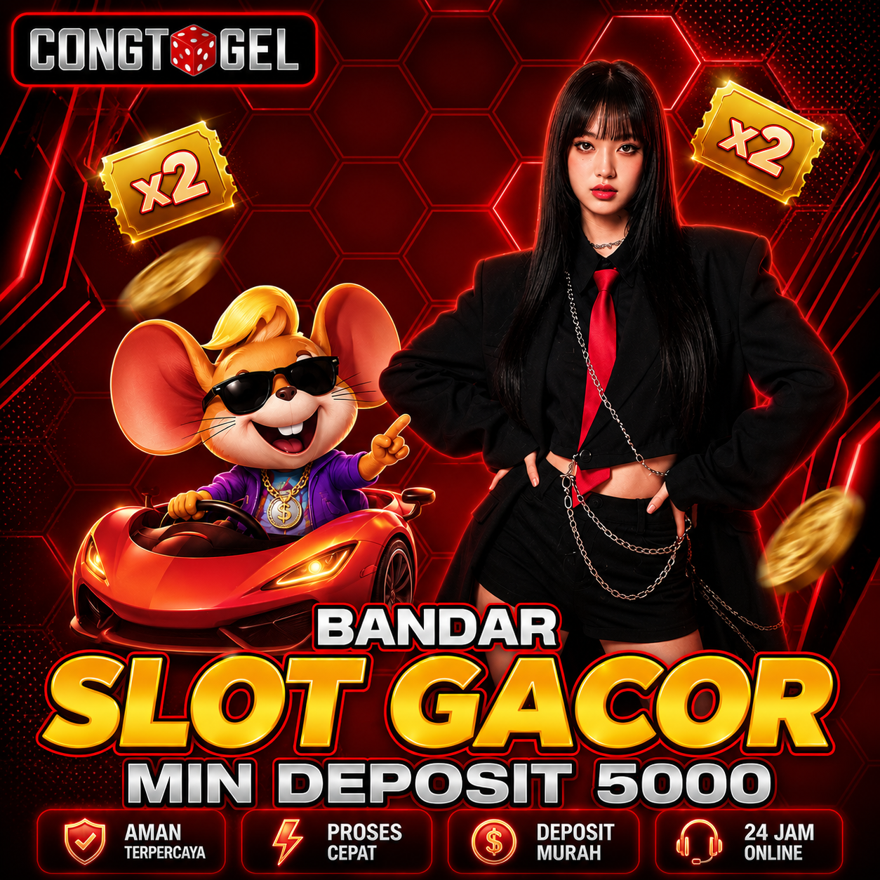 CONGTOGEL : Situs Slot Gacor Resmi Terbukti dengan Winrate Tertinggi & Anti Rungkad Link Terbaru