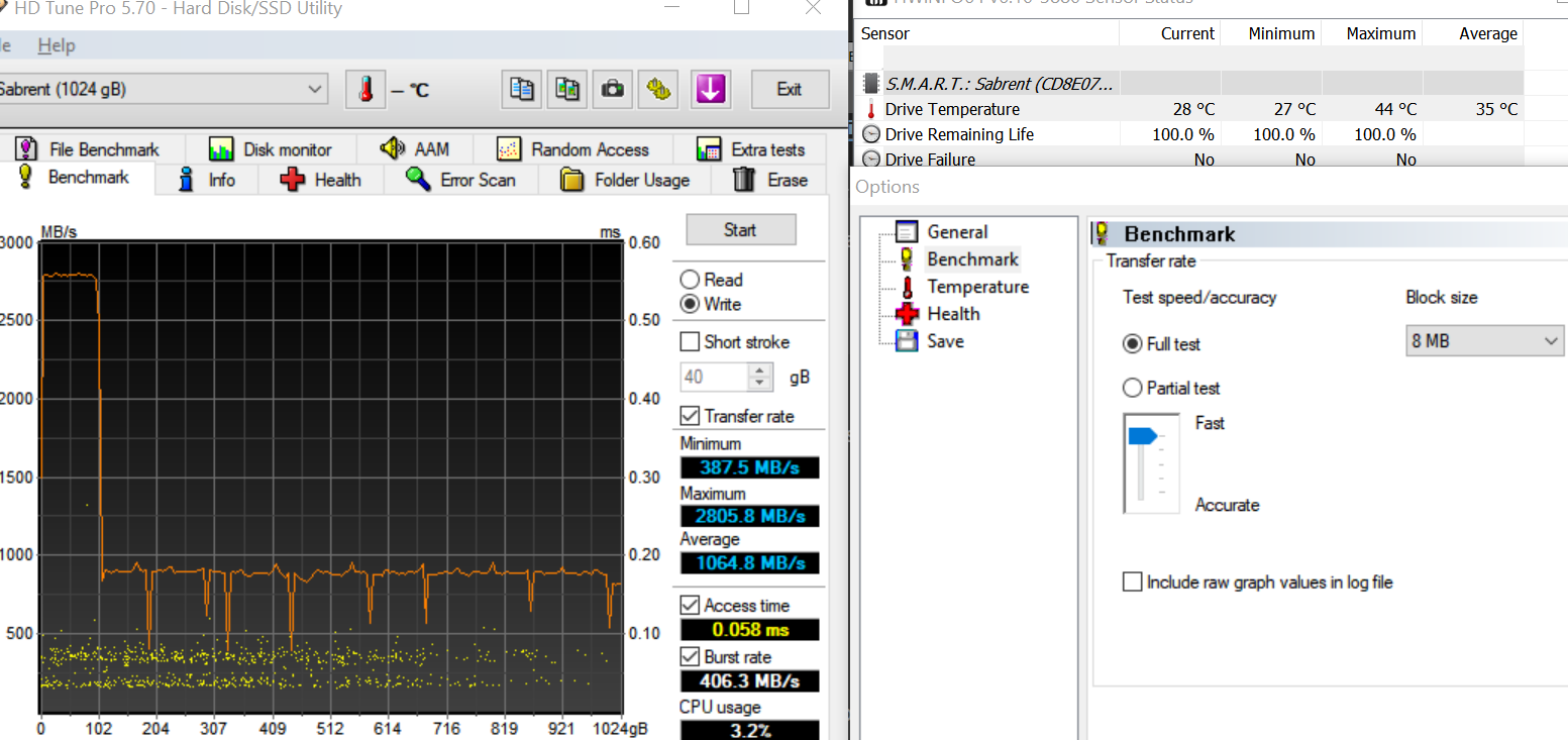 This ludicrous 168TB Sabrent SSD setup hits 31GB/s read speed