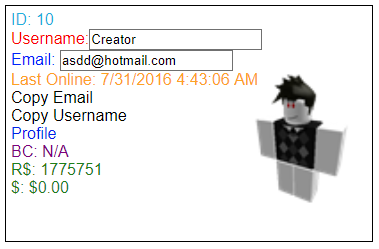 Roblox Emails Password