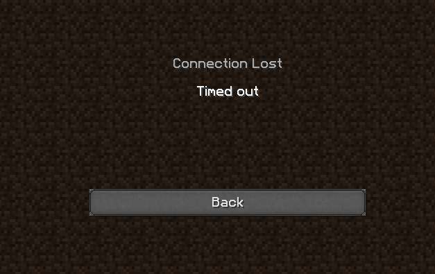 Minecraft Timed Out Error