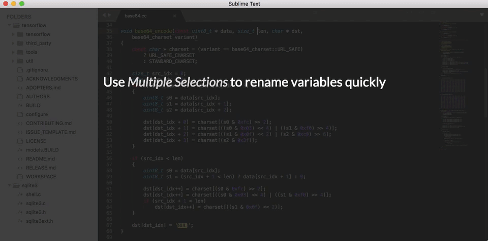From Sublime Text Officail Website