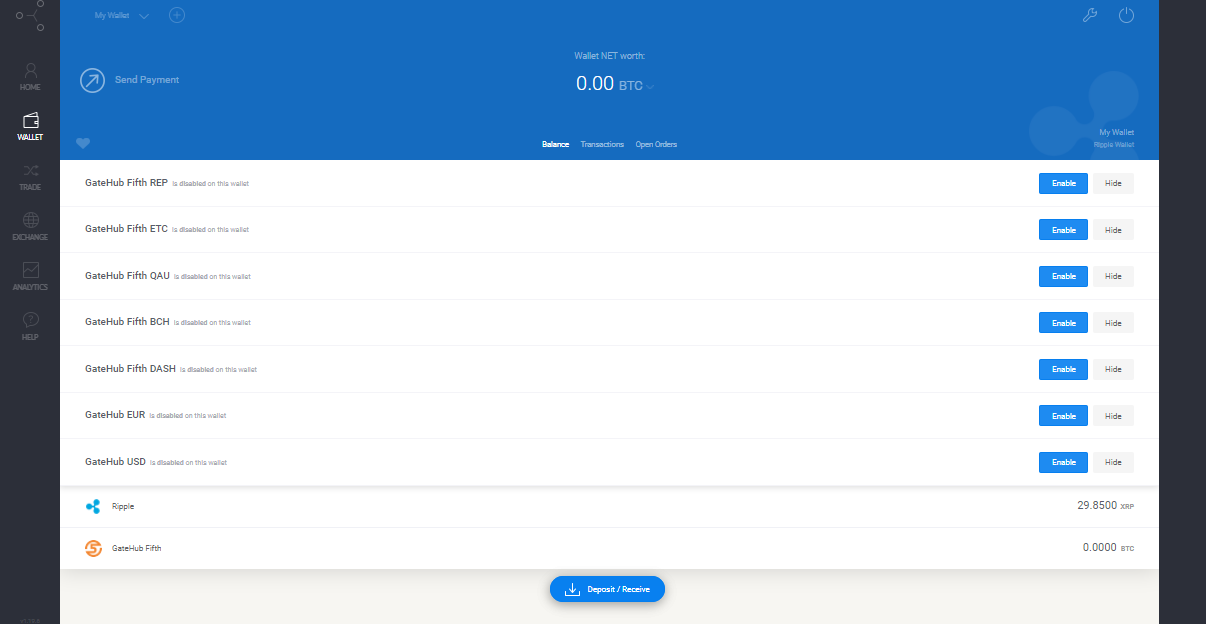 sending btc from coinbase to gatehub