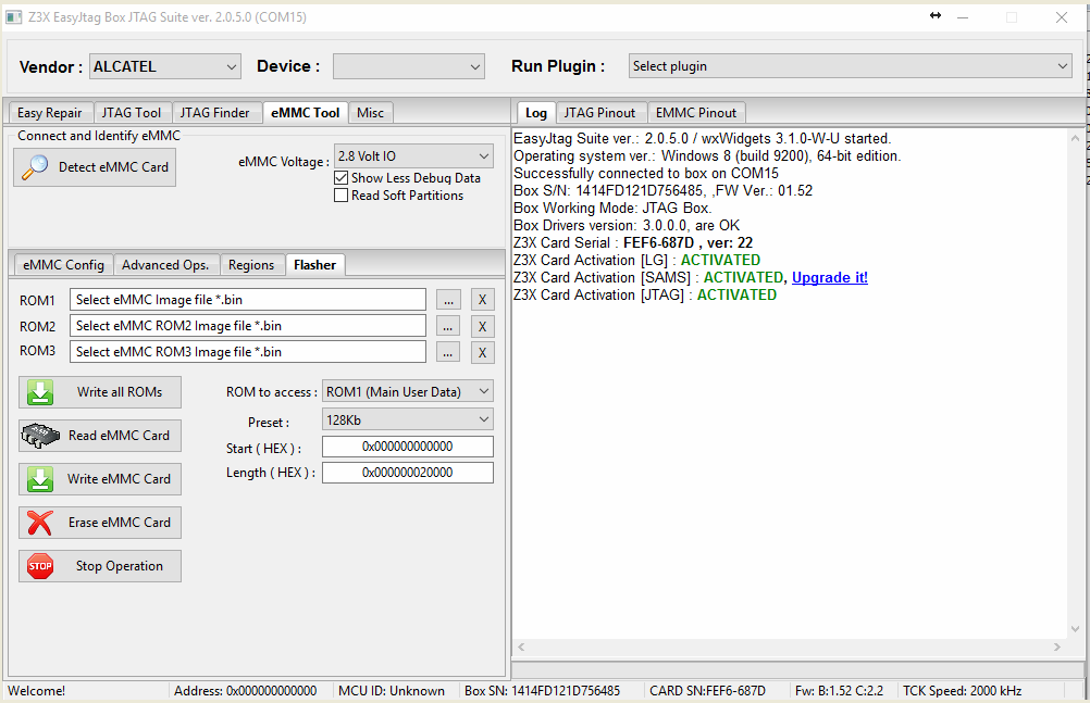 Активировать bits. EMMC testpoint z3x easy JTAG+. Редактор EMMC. Z3x совместимость EMMC. Программирование EMMC через JTAG.