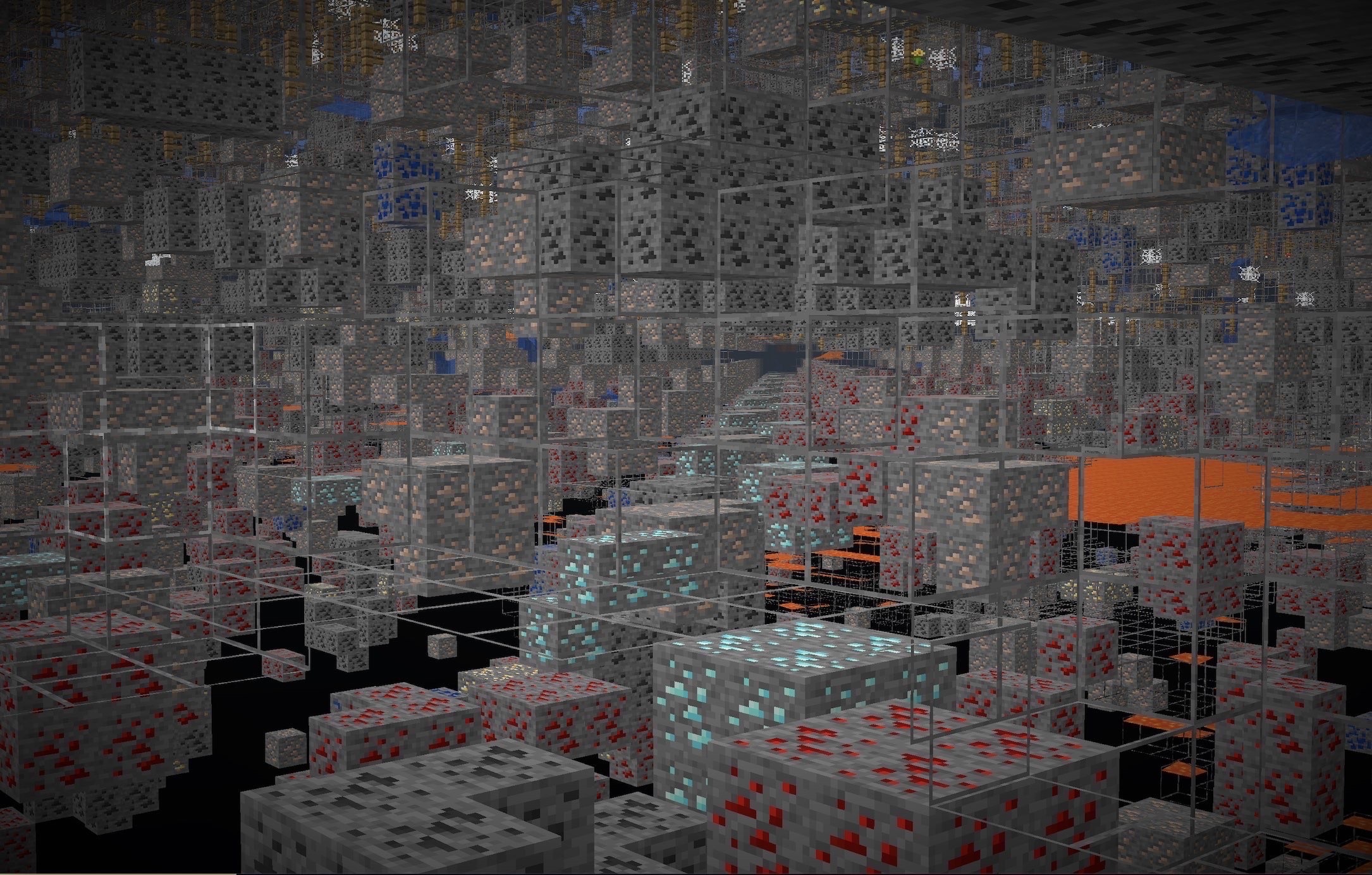 What is the title of this picture ? OP minecraft seed where everything repeats (including ores) | InvadedLands