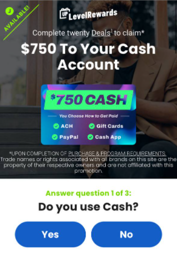 [Rewards] CA | Cash Multi $750 | Incent