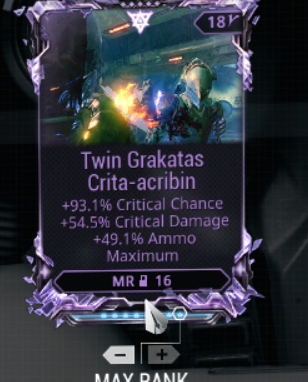 WTS God Tier Twin Grakata Crita-Acribin Riven (SOLD) - PC: Trading Post ...