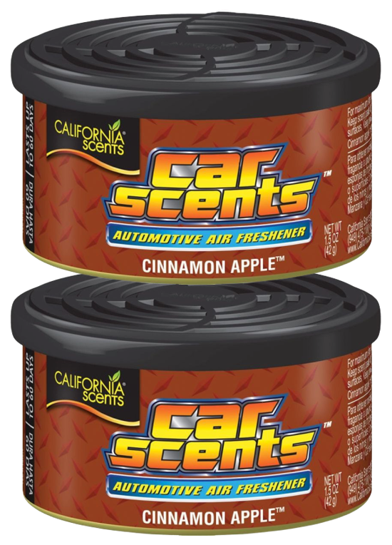 2x California Scents Car Taxi Home Air Freshner Freshener Cinnamon