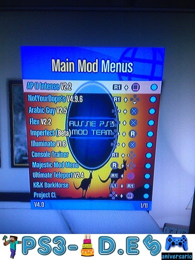 PS3 - MOD MENU GTA V UPDATE UNRESTRAINED 1.27/1.28 DEX/CEX -BLES